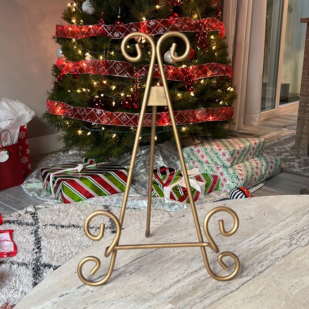 Sign / Photo Stand, Approximately 11” Tall